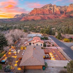 Uptown Red Rock Retreat | Hot Tub & Patio Views