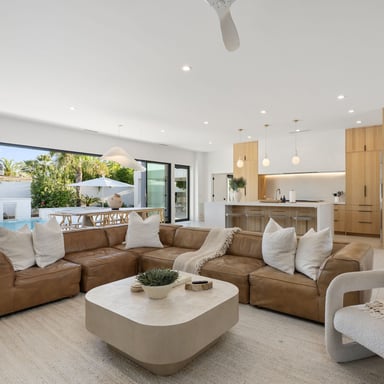 Well-staged vacation rental interior