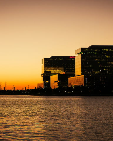 Tempe Town Lake at golden hour