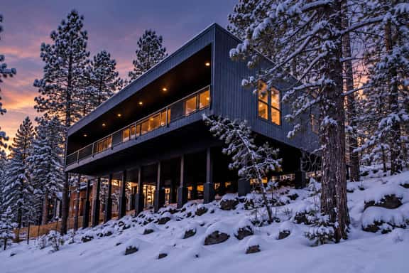 Le Cabin Noir | Modern Cabin w/ Hot Tub + BBQ - Image 1